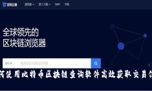 如何使用比特币区块链查询软件高效获取交易信息
